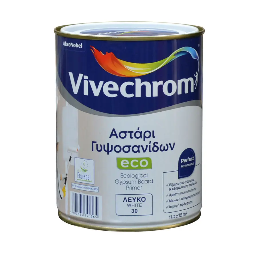 Vivechrom Astari Gypsosanidon Eco (Gypsum Board Primer) 30 White Matt 1L visokokvalitetni ekološki brzosušeći akrilni prajmer za gipsane ploče na vodenoj bazi