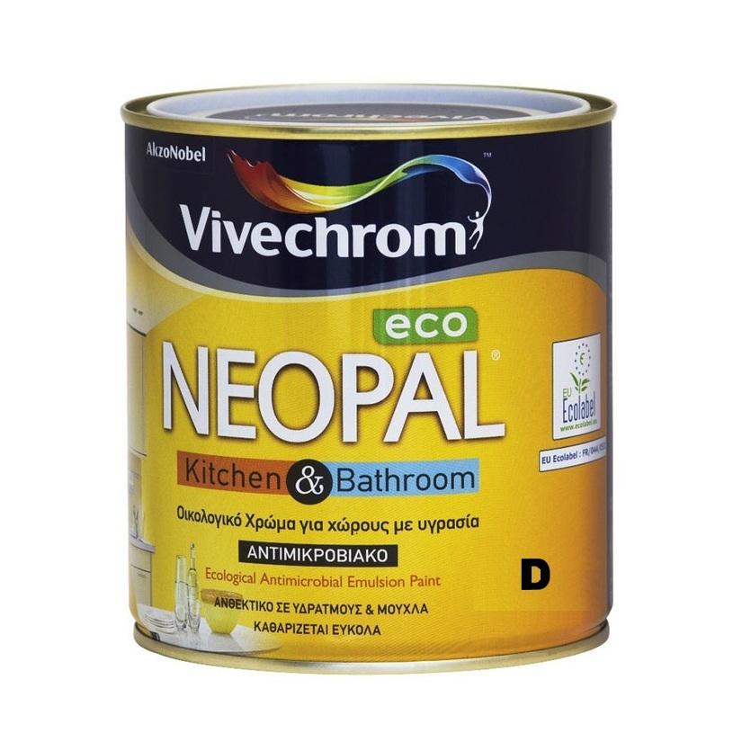 Vivechrom Neopal Eco Kitchen&Bathroom D-BASE Matt 0,97L visokokvalitetna emulziona visokoperiva boja protiv gljivica za toniranje (0,08L/m2)