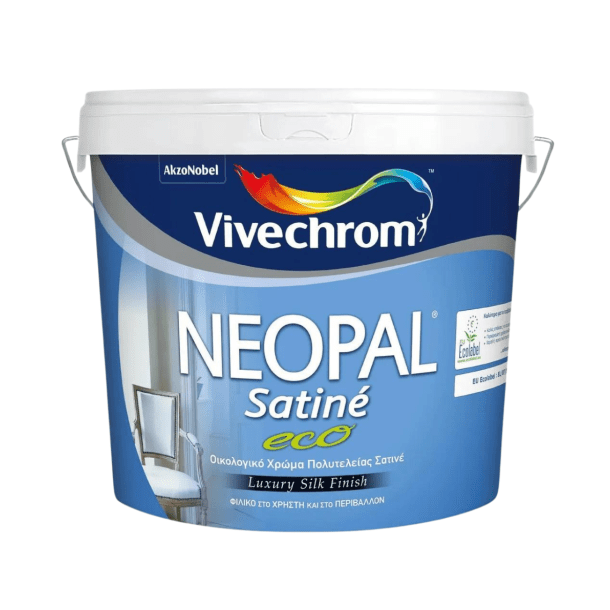 Vivechrom Neopal Satine Eco 30 White Saten 10L visokokvalitetna emulziona visokoperiva boja (0,08L/m2)