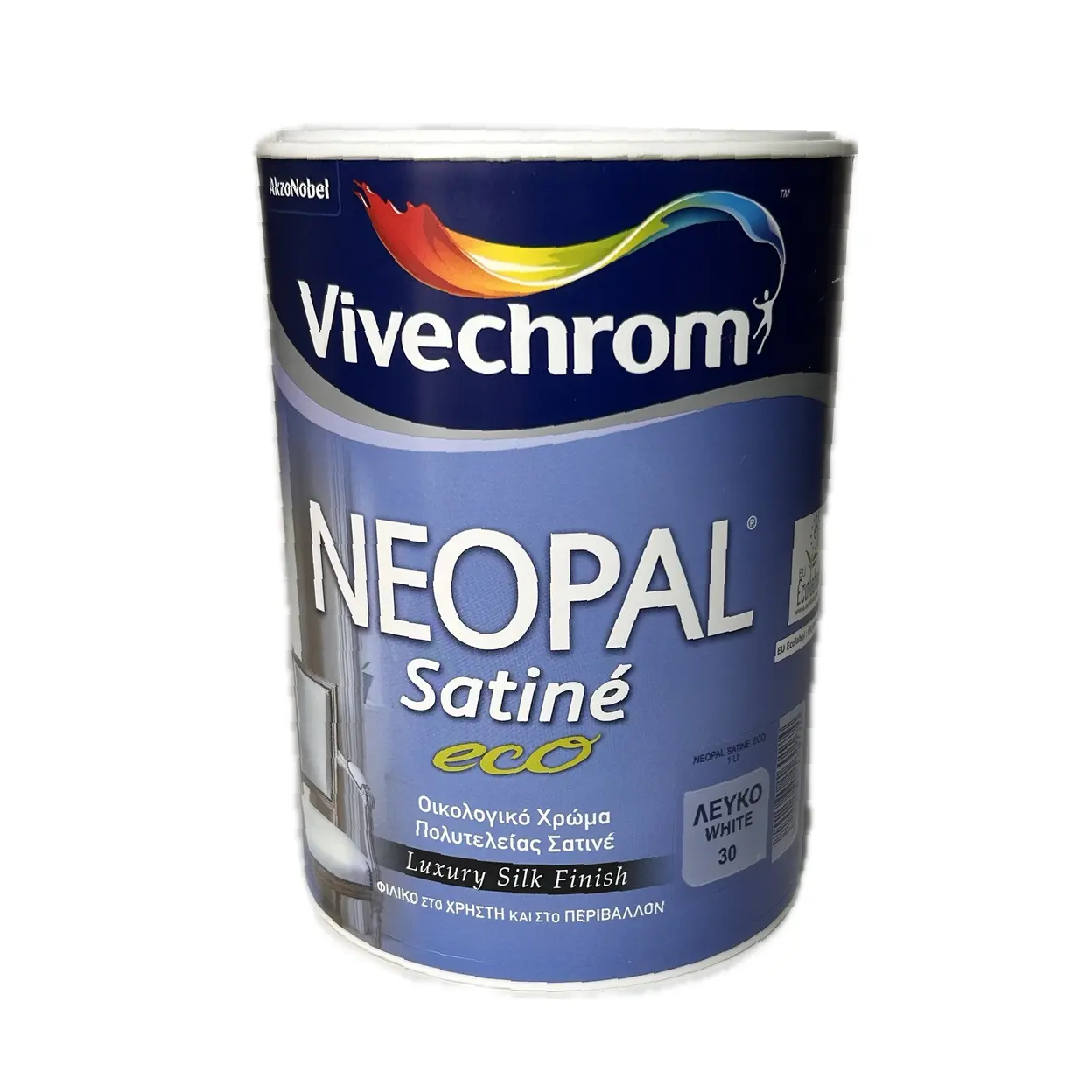 Vivechrom Neopal Satine Eco D-BASE Saten 0,97L visokokvalitetna emulziona visokoperiva boja za toniranje (0,08L/m2)