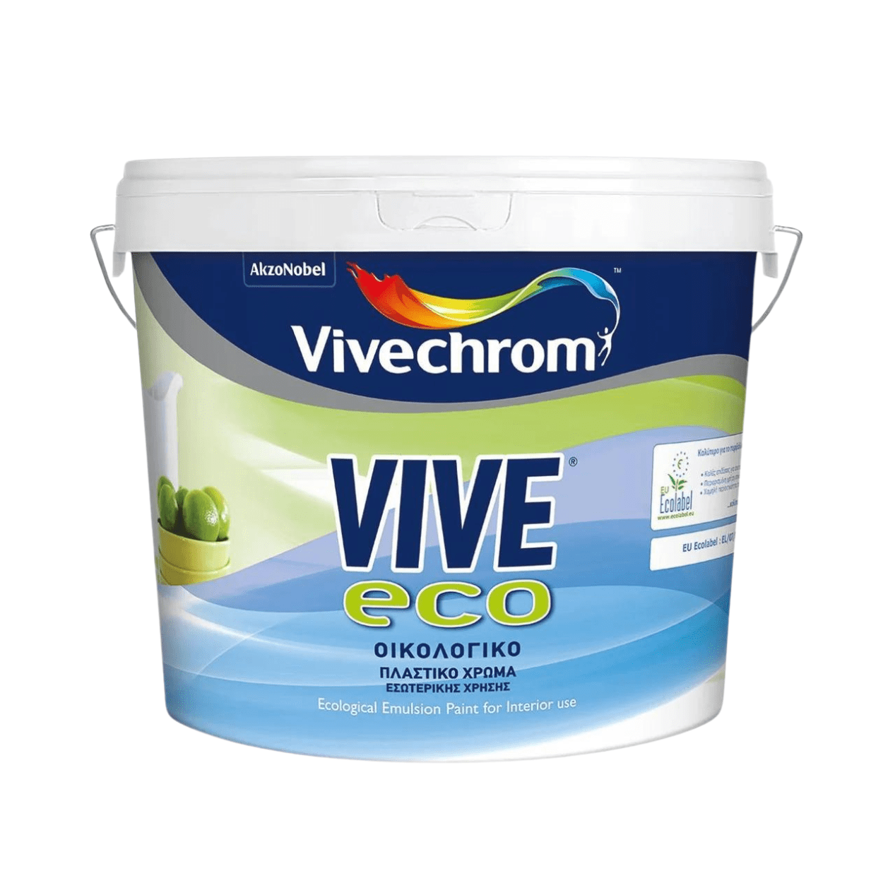 Vivechrom Vive Eco 30 White Matt 9L ekološka emulziona kvalitetna periva boja za zidove (0,09L/m2)