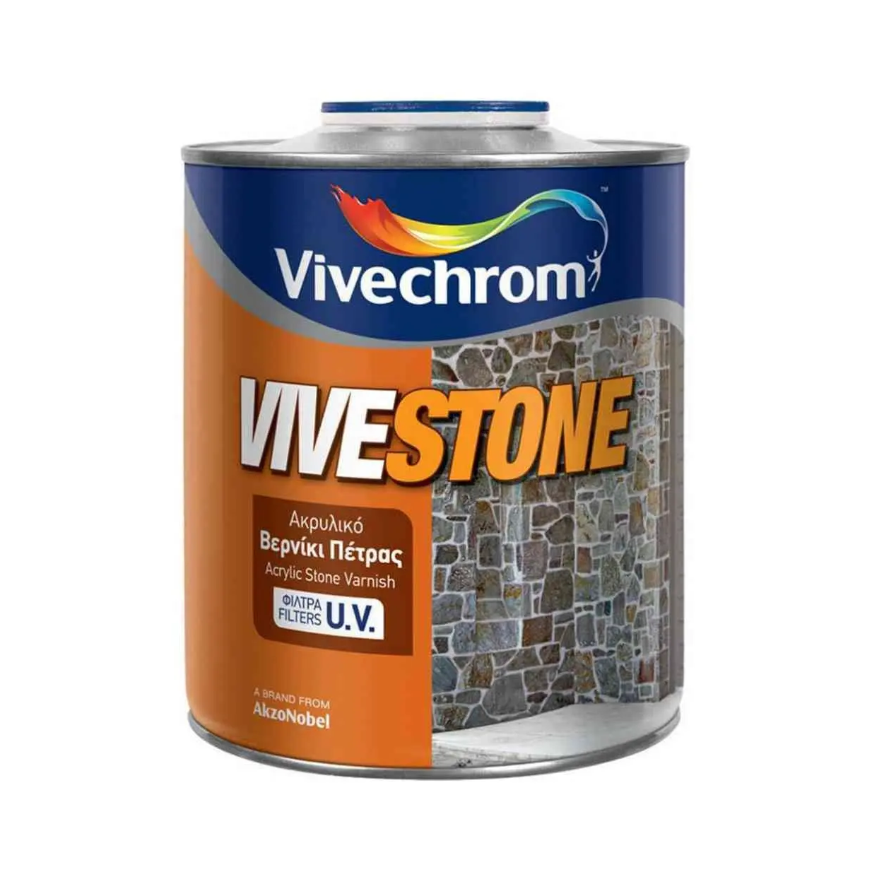 Vivechrom Vivestone Glossy 0,75L sjajni transparentni akrilni zaštitni i dekorativni brzosušeći lak za kamene površine