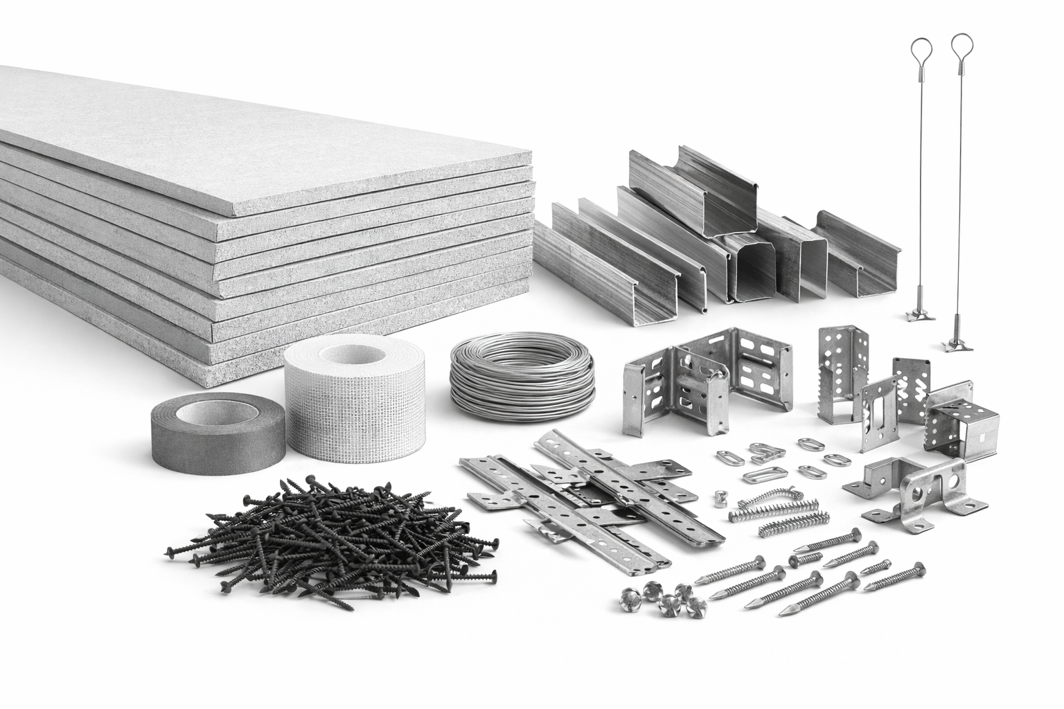 Drvene i gips-karton ploče i prateći sistemi suve gradnje