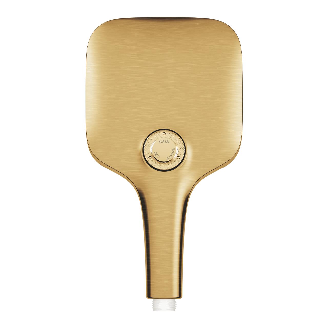 Grohe Rainshower SmartActive 130 Brushed Cool Sunrise ručni tuš sa 3 mlaza četvrtasti 26582GN0