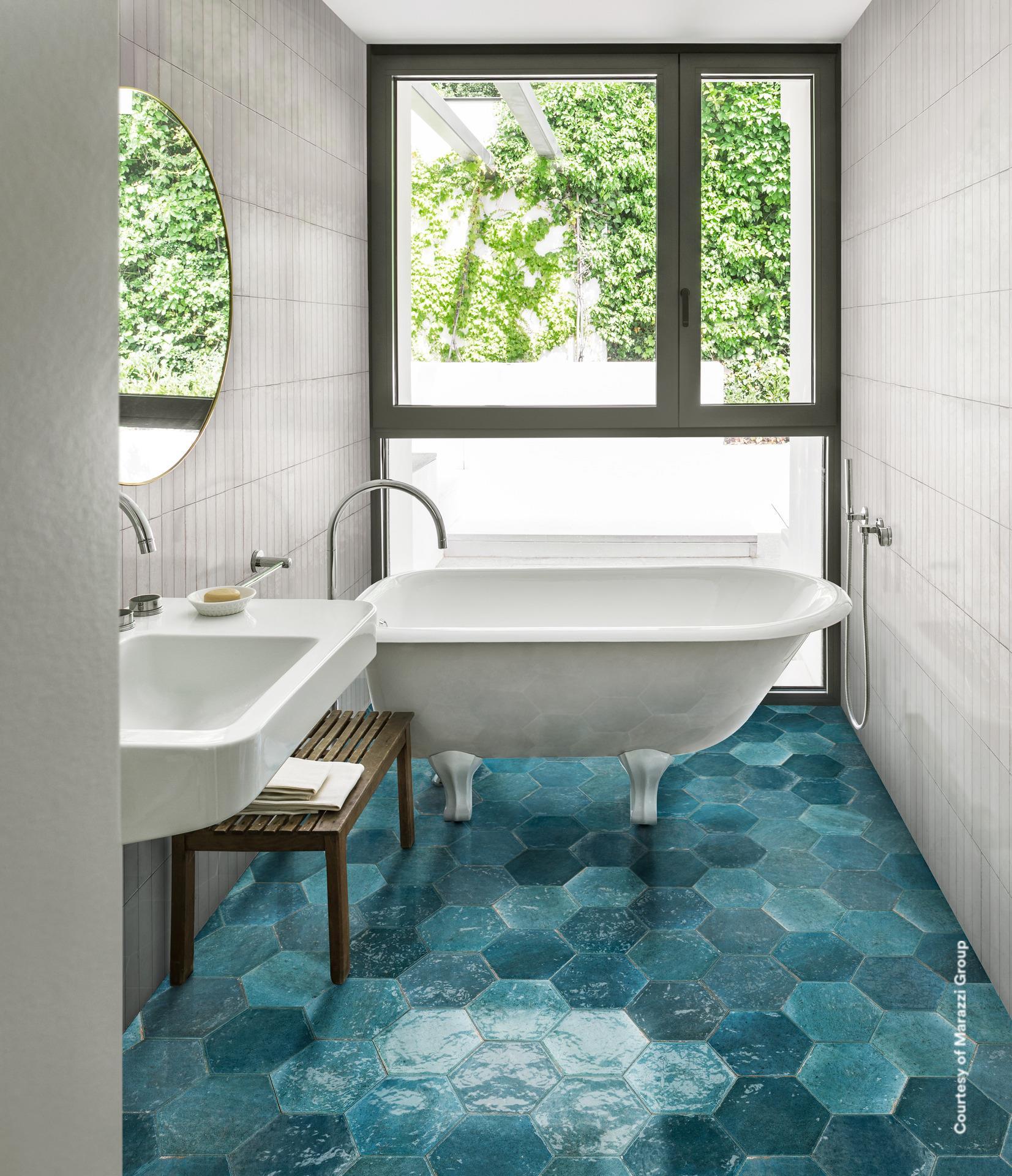 Marazzi Lume Blue Struttura 3D Swing MP96 6x24 14mm Lux pločica zidna sjajna talasasta 0.720 43.200