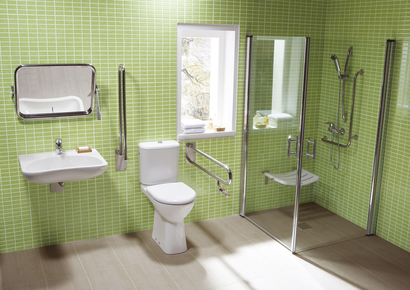 Jika Universum Chrome zidni rukohvat fiksni dužine 90cm 3.8972.4.000.000.1