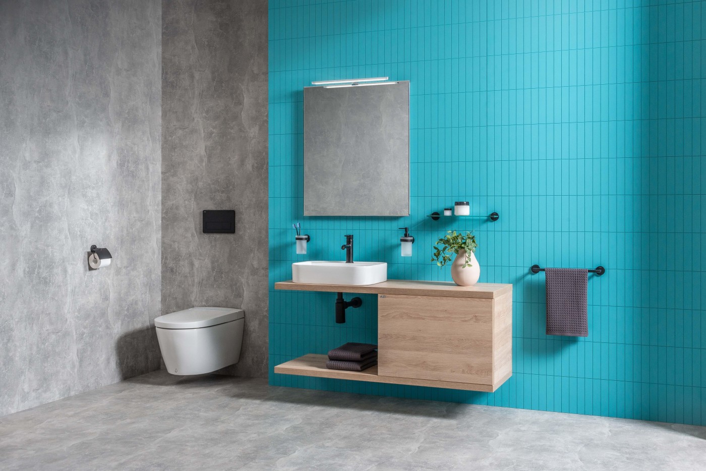 Jika Astra White umivaonik (lavabo) 50x40x11 nadgradni četvrtasti sa rupom za bateriju i odlivnim ventilom sifona keramičkim nezatvorivim 8.1836.2.000.111.1