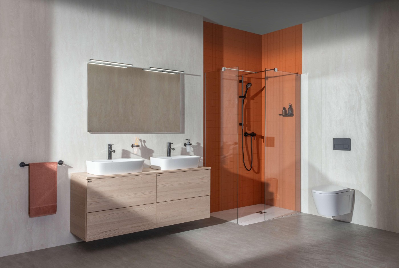 Jika Lyra Plus White umivaonik (lavabo) 55x40x13,5 nadgradni sa rupom za bateriju i prelivom 8.1838.2.000.104.1