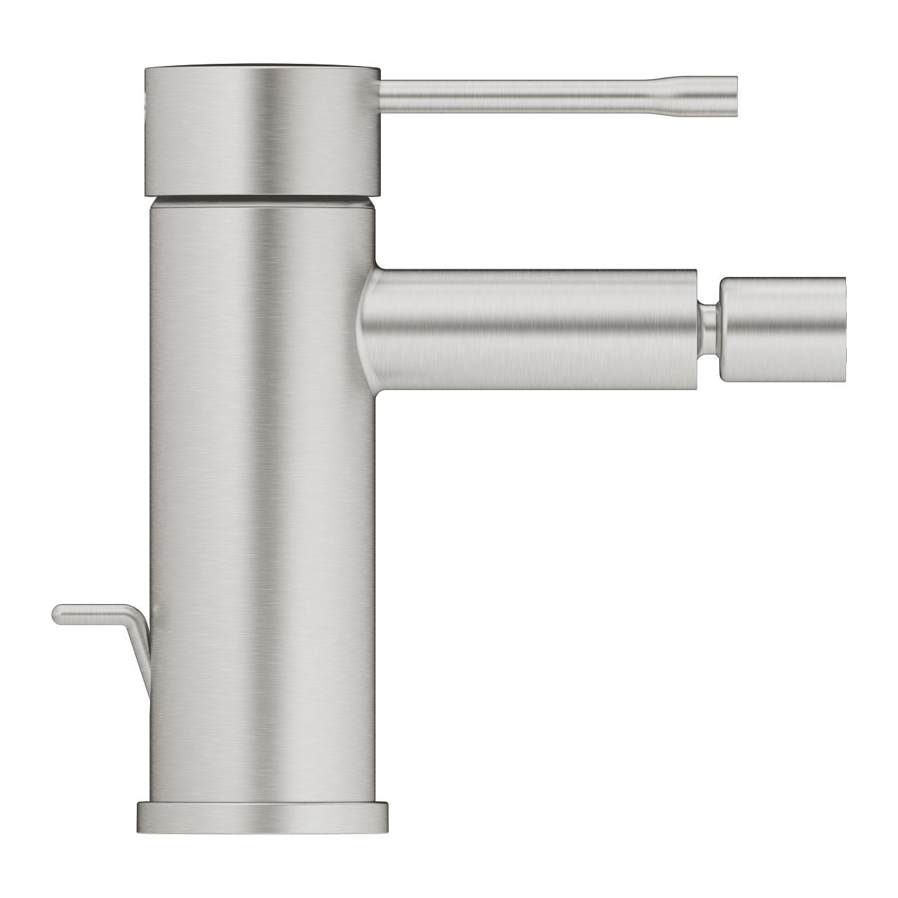 Grohe Essence 100 Supersteel baterija (slavina) za bide sa odlivnim ventilom sifona pop-up 24178DC1