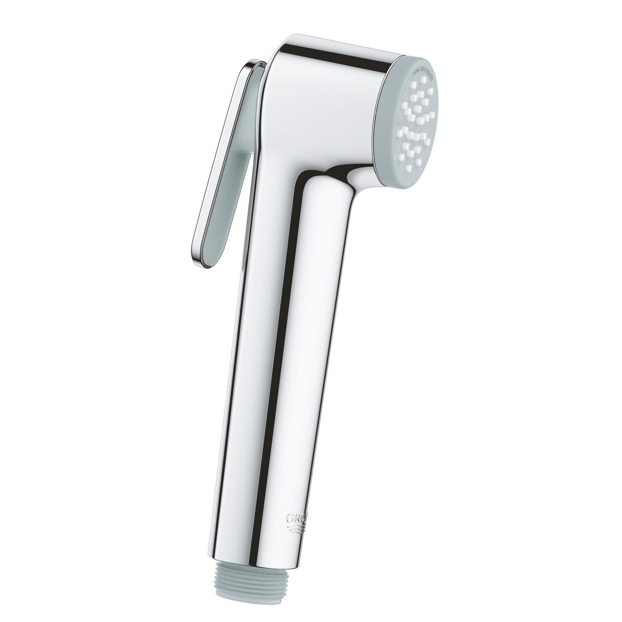 Grohe Tempesta-F Trigger Spray 30 Chrome Set ručni higijenski tuš (bideta) sa aktivatorom mlaza, zidni priključak za crevo sa integrisanim držačem za tuš i Silverflex 1250 crevo za tuš 27513001