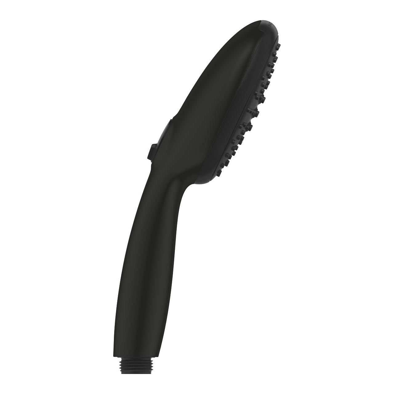 Grohe Tempesta 110 Matt Black Set ručni tuš sa 2 mlaza okrugli, zidni priključak za crevo sa integrisanim držačem za tuš i 1500 crevo za tuš 264062433