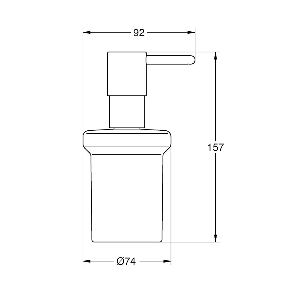 Grohe Essentials 160ml Essentials Brushed Cool Sunrise dozer za sapun bez držača 40394GN1