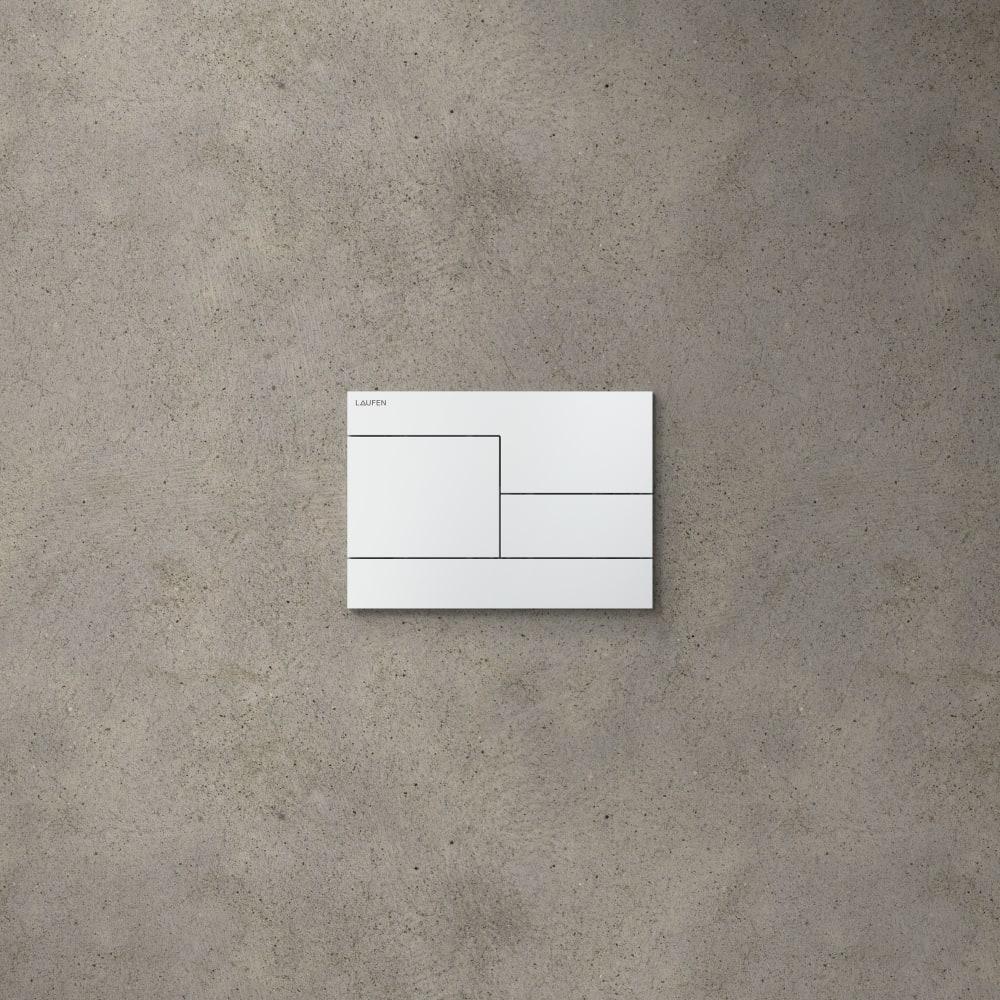 Laufen Ineo Skyline DualFlush Chrome taster za ugradne vodokotliće dvokoličinski sa četvrtastom tipkom debljine 6mm 9.0011.8.004.000.1