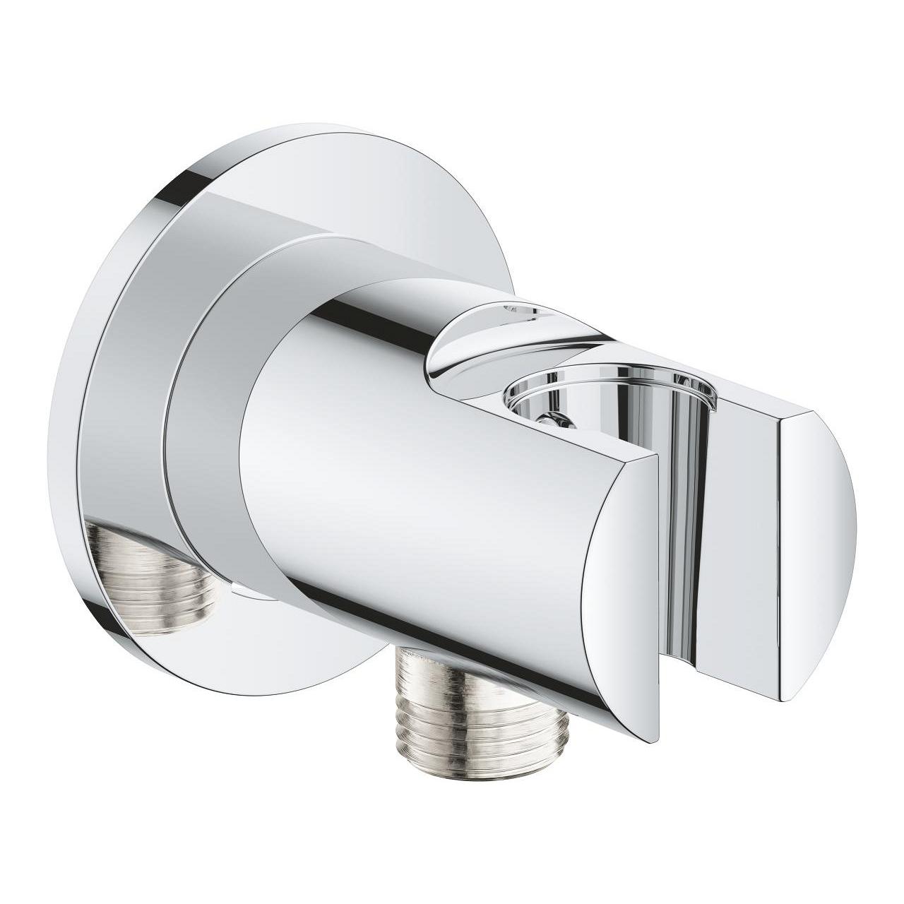 Grohe Tempesta Cube 110 Chrome Set ručni tuš sa 3 mlaza četvrtasti,  zidni priključak za crevo sa integrisanim držačem za tuš i Relexaflex 1500 crevo za tuš 26910003