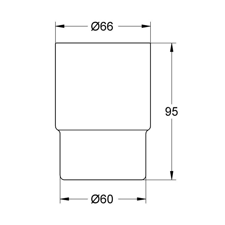 Grohe Essentials Glass Chrome čaša bez držača 40372001