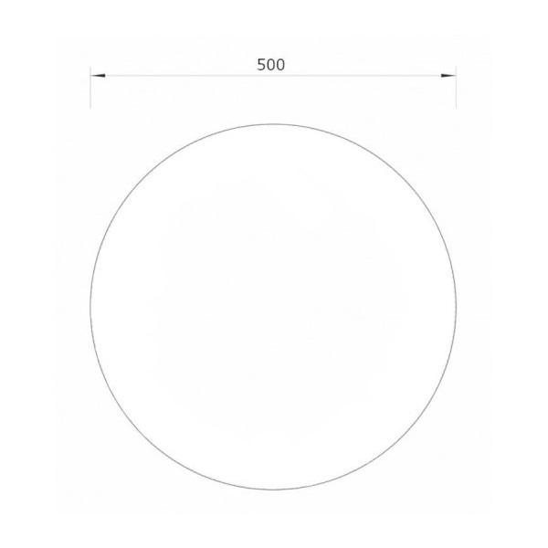 Linni 420 Classic ogledalo zidno ø50 okruglo 47900017