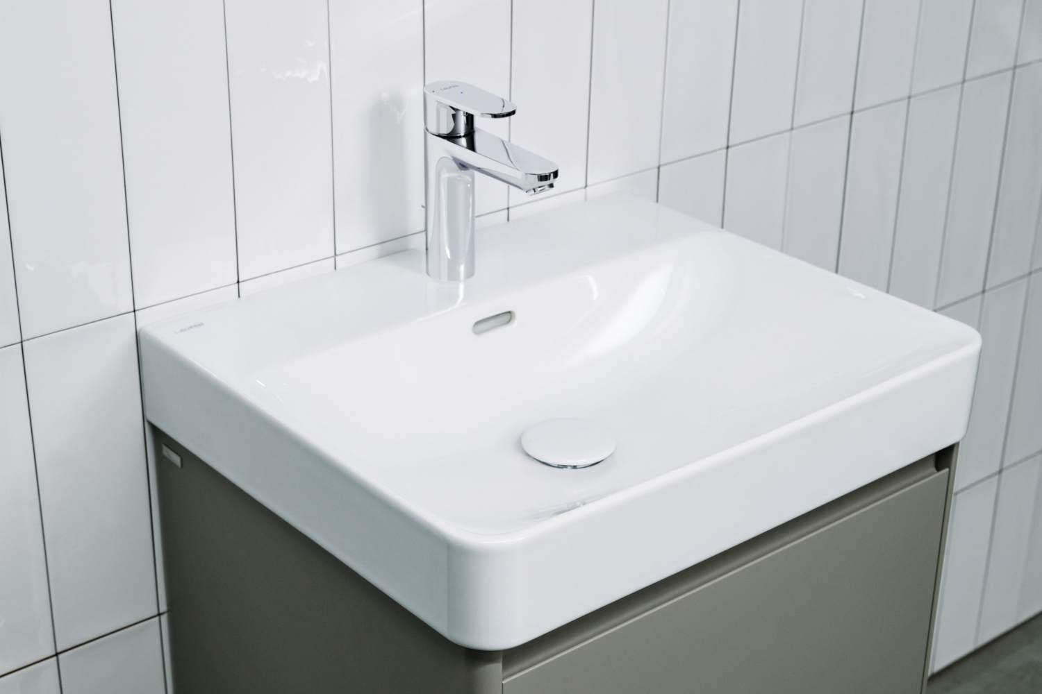 Laufen Pro X White umivaonik (lavabo) 45x34x12 konzolni sa rupom za bateriju i prelivom 8.1586.1.000.104.1