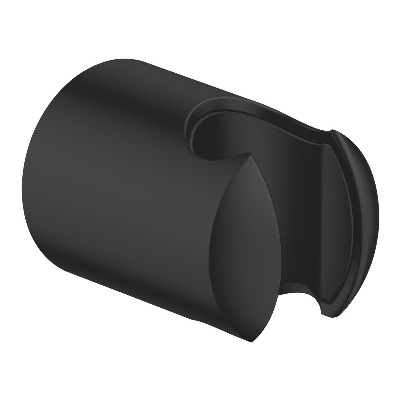 Grohe Tempesta 110 Matt Black Set ručni tuš sa 2 mlaza okrugli, zidni priključak za crevo sa integrisanim držačem za tuš i Relexaflex 1250 crevo za tuš 261642433