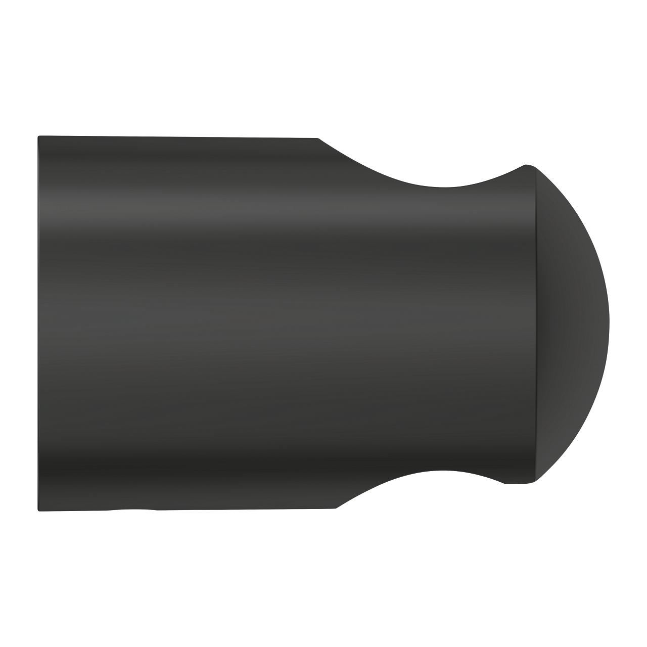 Grohe Tempesta 110 Matt Black Set ručni tuš sa 2 mlaza okrugli, zidni priključak za crevo sa integrisanim držačem za tuš i Relexaflex 1250 crevo za tuš 261642433