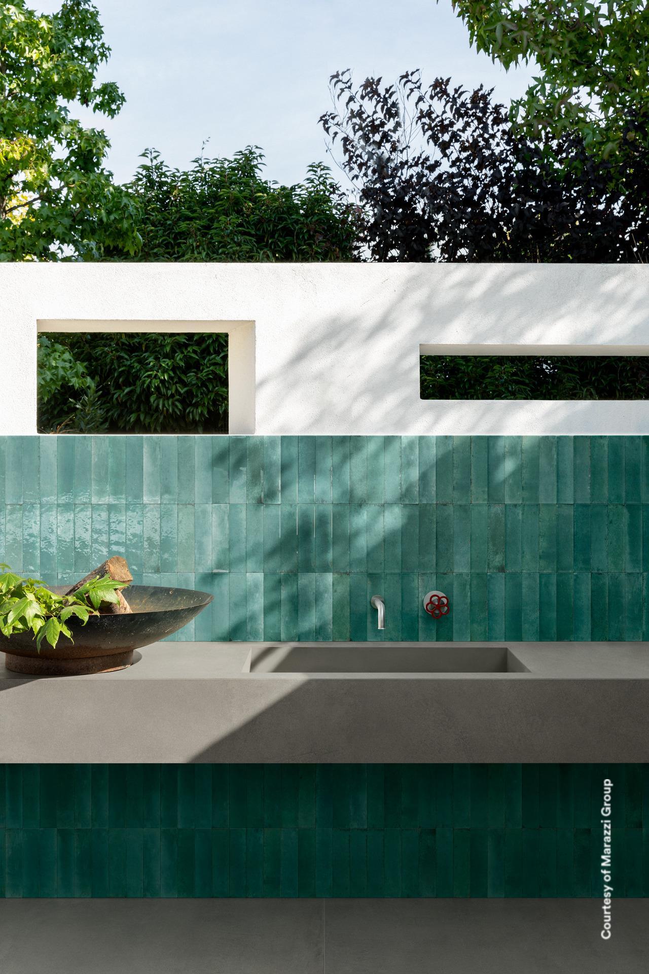 Marazzi Lume Emerald Struttura 3D Swing MP9A 6x24 14mm Lux pločica zidna sjajna talasasta 0.720 43.200