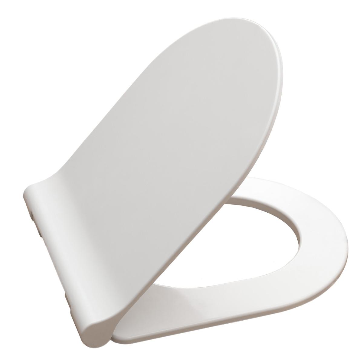 Giusta Ultima Vortex White WC šolja konzolna sa skrivenim kačenjem i Vortex kružnim ispiranjem bez oboda 31101000 + Giusta Ultima White Slim SoftClose QuickRelease WC daska sporospuštajuća i lakoskidajuća 39101000
