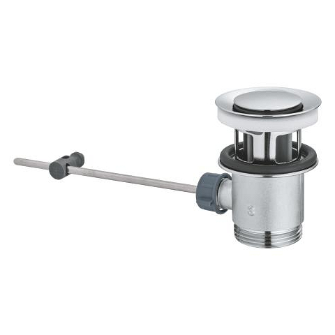 Grohe Bauedge 108 Chrome baterija (slavina) za umivaonik sa odlivnim ventilom sifona pop-up 23758000