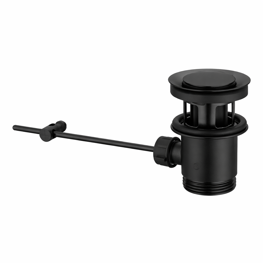 Grohe Cubeo 86 Matt Black baterija (slavina) za umivaonik sa odlivnim ventilom sifona pop-up 1016942430