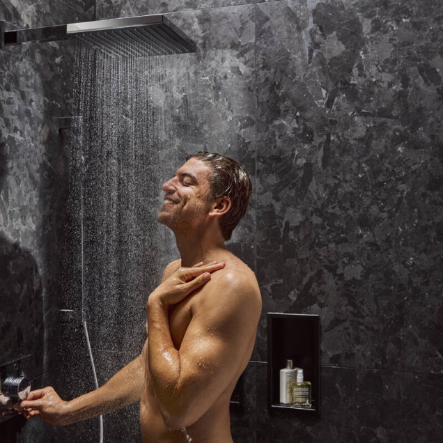 15572000 Hansgrohe ShowerSelect Comfort E Chrome termostatski mešač sa 2 ...