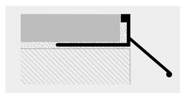 Progress Profiles Global 10,0mm Matt Silver GBCAS100 lajsna (profil) okapnica ugaona aluminijumska za pločice dužine 2,7m