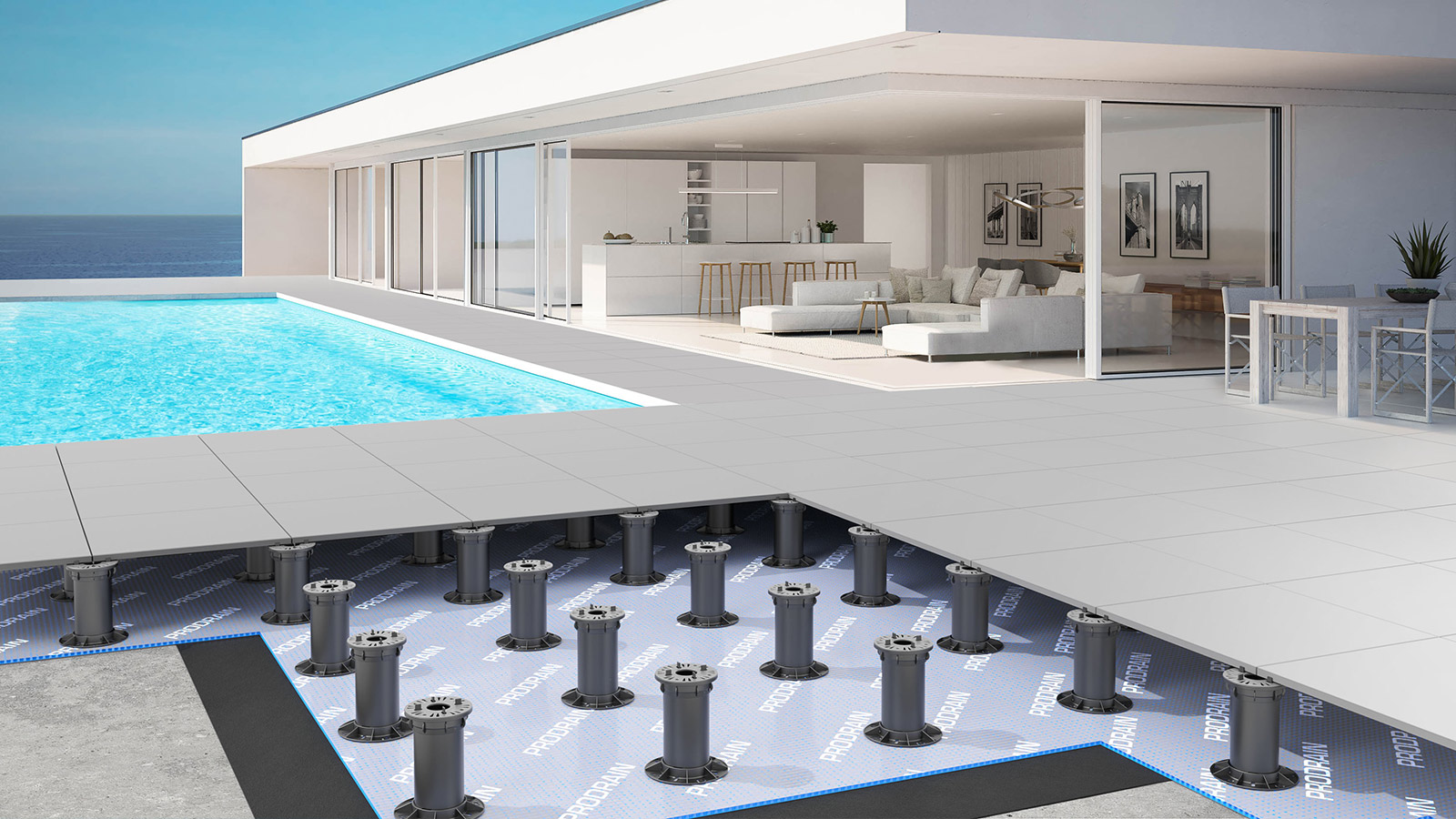  Progress Profiles Prosupport PSTH04 noseća glava za pločice sa razmakom od 4mm kod sistema podignutih podova sa uklonjivim preklopima